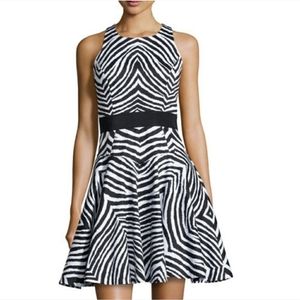 Milly Zebra Print Circle Dress